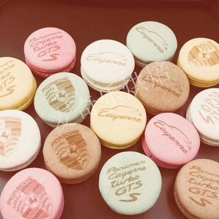 法国马卡龙甜点12枚LOGO定制包装 糕点心蛋糕甜品送女友礼盒 西式