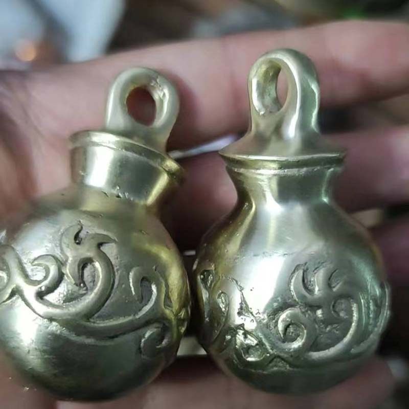 老兵器骨朵锤铜器冷兵器辽金铜布鲁头打狼器健身防身流星锤把玩