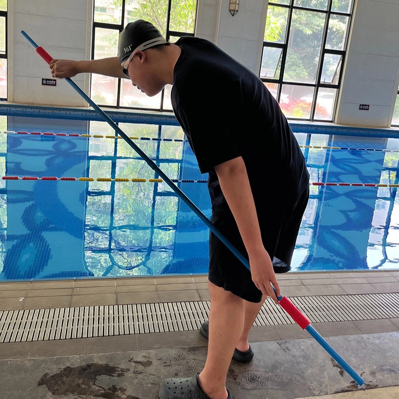 自由泳长训冬训转肩练习陆地训练固化转肩动作仰泳转肩自学辅助杆