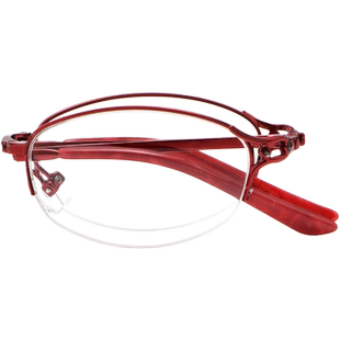 老花镜女士时尚超轻高清折叠便携防蓝光100度抗疲劳老光眼镜男款