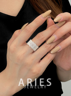 女925银复古开口戒指不撞款