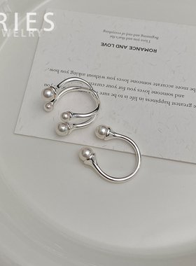 女S925纯银小众甜美时尚百搭戒指