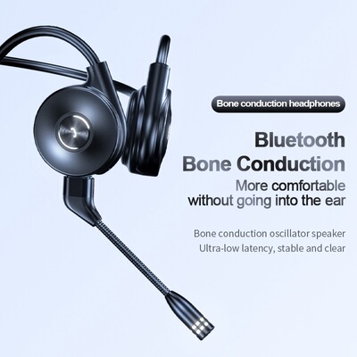HFES Bone Conduction Earphone M1 Wireless Bluetooth Stereo
