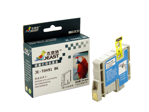 正品行货 杰斯特 JE-T0491BK适用爱普生/EPSON打印机墨盒