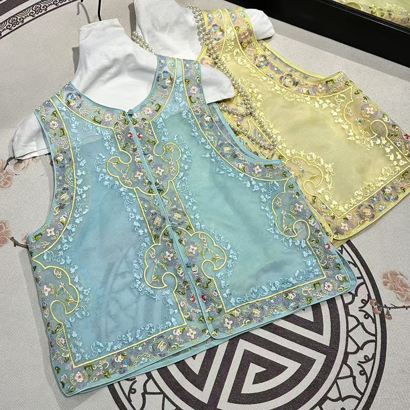 新中式马甲唐装汉服背心国风上衣