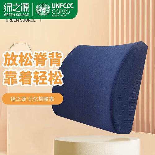记忆棉腰靠垫办公护腰枕车载座椅