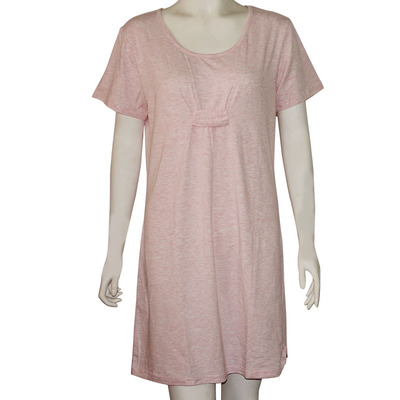 莫代尔可爱风纯色女士睡裙