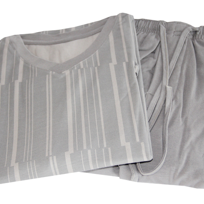 男士锦纶纯色镂空打底衫