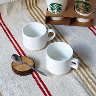 清仓特价欧式镁质咖啡杯酒店餐饮配套居家随手茶杯啤酒杯乐家陶瓷