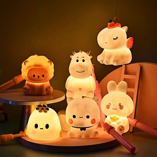 中秋节儿童灯笼手提发光有音乐2025新款卡通兔子可爱萌宠搪胶花灯