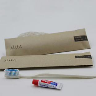 酒店民宿客房一次性洗漱套装 家用待客牙刷梳子拖鞋定制 牙具套装