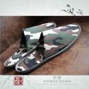 部队宾馆拖鞋 民宿客栈客房拖鞋 户外拖鞋 可水洗 现货 迷彩拖鞋