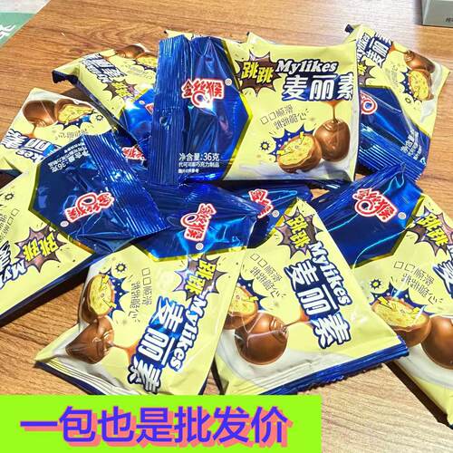 金丝猴跳跳糖麦丽素巧克力36g