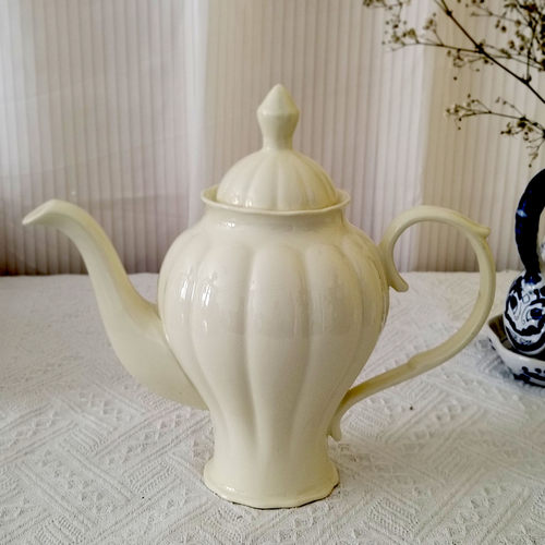 外贸出口复古风陶瓷茶壶大容量