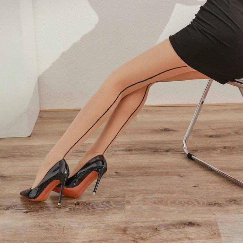 竖线条丝袜虾线黑丝交叉十字性感连裤袜纯欲超薄款美腿御姐女薄款,女士内衣/男士内衣/家居服,连裤袜/打底袜,淘宝优惠券,粉丝福利购,淘宝优惠卷