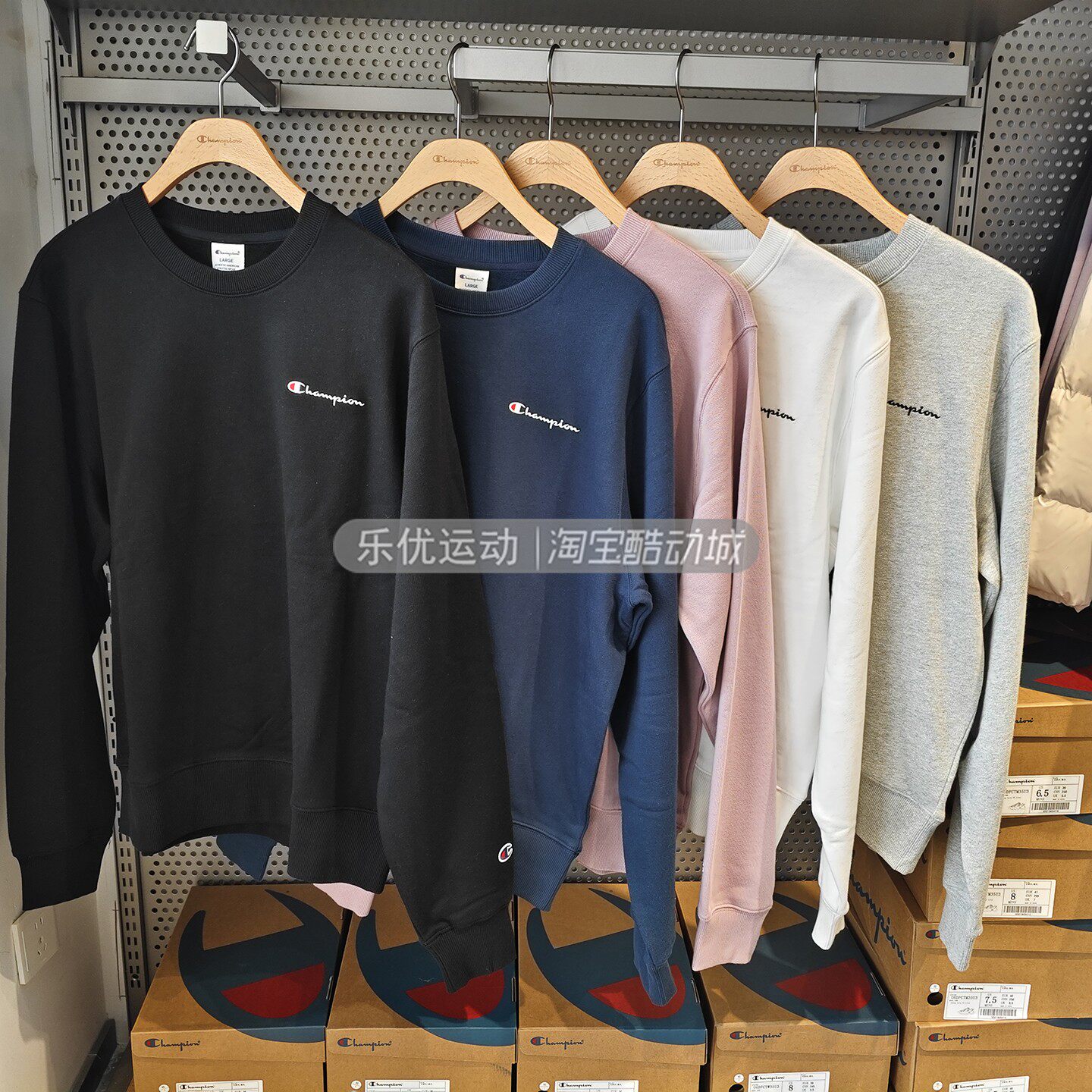 Champion/冠军26年秋冬男女户外短绒纯棉套头圆领卫衣U6CSWSU278
