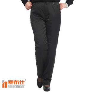 羽绒裤 寒布仕中老年外穿羽绒裤 冬季 妈妈装 2002 秋冬休闲保暖裤