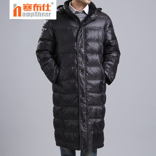 男士羽绒服 加厚长款冬装 大牌休闲父亲款羽绒外套 寒布仕1390