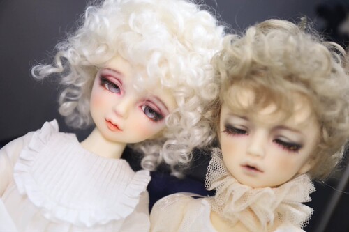 blythe娃娃马海毛假发百变造型