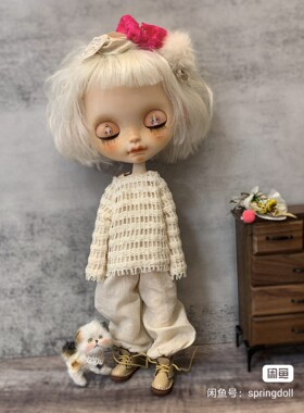 定制专拍【Springdoll】马海毛bobo小布blythe，Qbaby通用假发