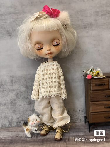 定制专拍【Springdoll】马海毛bobo小布blythe，Qbaby通用假发