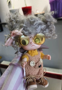 嘎子姐Blythe小布Zsiga头围灰色冲天炮小卷毛假发