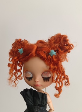 【Springdoll】小卷马海毛大卷小布blythe，Qbaby假发