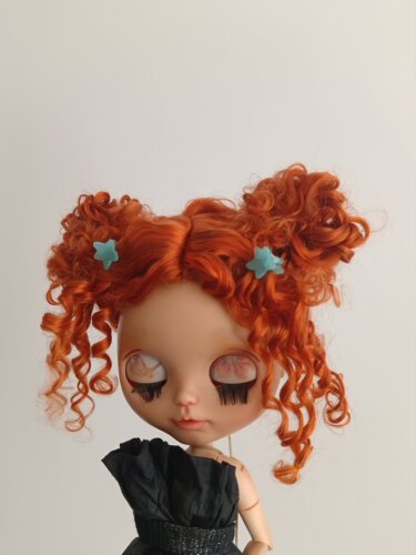 【Springdoll】小卷马海毛大卷小布blythe，Qbaby假发