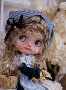 【Springdoll】马海毛卷发小布blythe，Qbaby，吉米通用假发