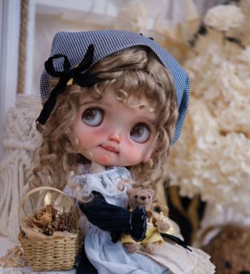 俄罗斯长款螺丝卷小布Blythe、qbaby马海毛假发其他颜色可以定制