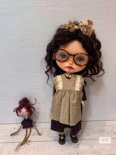 springdoll俄罗斯马海毛大卷假发（巧克力色）