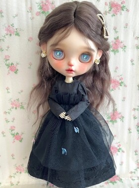 blythe、qbaby俄罗斯马海毛假发（茶棕色）
