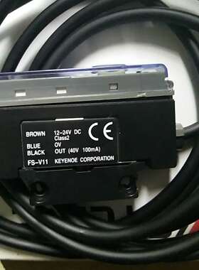 新型Keinshi光纤传感器数字显示放大器Fs-V11 Fs-V11P保修2年