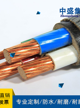 安徽中盛低烟无卤钢丝铠装阻燃控制电缆WDZA-KYJVP32 4*2.5