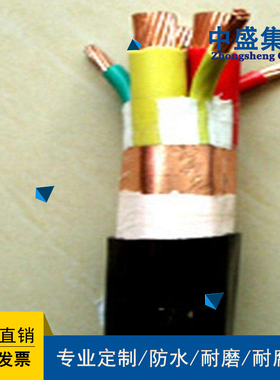 中盛变频电缆变频器专用电缆阻燃BPYJVP2 3*95+3*16
