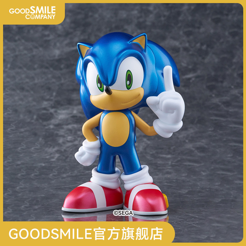 【GSC现货】SoftB Half 刺猬索尼克 金属色Ver. 手办模玩