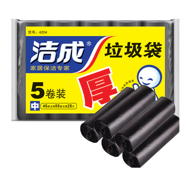 洁成垃圾袋加厚中大号中号小号家用厨房卫生间垃圾袋塑料袋包邮怎么样,好用不?