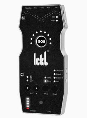 ickb so8第六代升级手机直播声卡套装安卓苹果主播K歌设备