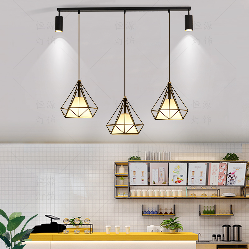 北欧设计师奶茶店餐厅吊灯光灯具
