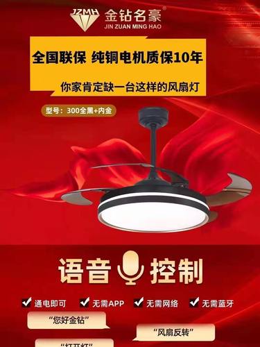 常州灯具城直销新款led语音铜