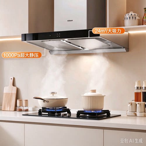 老板双之星60D3S/65X3S/65D3S欧式顶吸变频家用厨房大吸力烟机