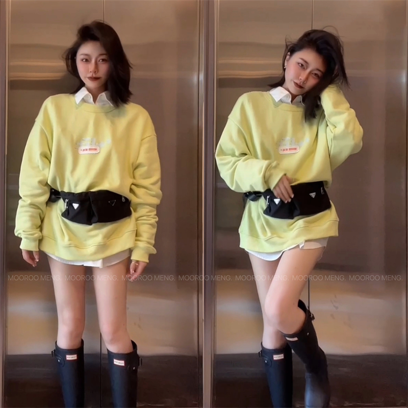 bf潮牌原创纯棉oversize长袖卫衣