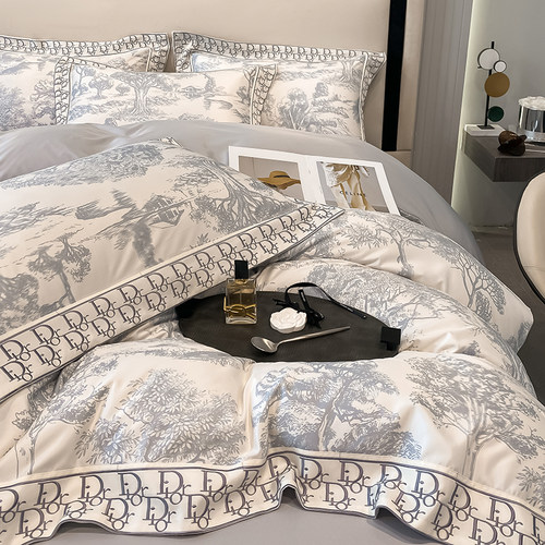 高端轻奢风纯棉四件套超柔裸睡