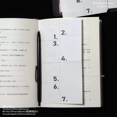 soii手帐分装|APeachHoney A6per内页《about weeks》双面