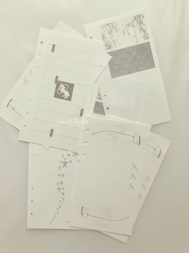 soii手帐分装|Remoon再现月亮 4款A6p内页《婵》