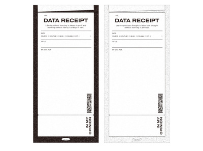 soii手帐分装|韩国dailykoum 2款便签《data receipt》