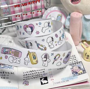 soii手帐分装|heartbunny 贴纸卷《小狗给你打电话》