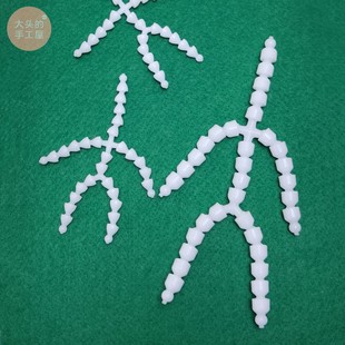 手工DIY棉花娃娃居家布艺缝纫钩针玩偶身体骨架手脚可动玩具配件