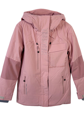 TISENTELE女中长滑雪衣冬季夹棉防风防水单板双板冲锋衣服553022
