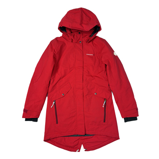 户外登山 防风防水中长款 DIDRIKSONS外贸女款 冲锋衣户外棉衣冬装